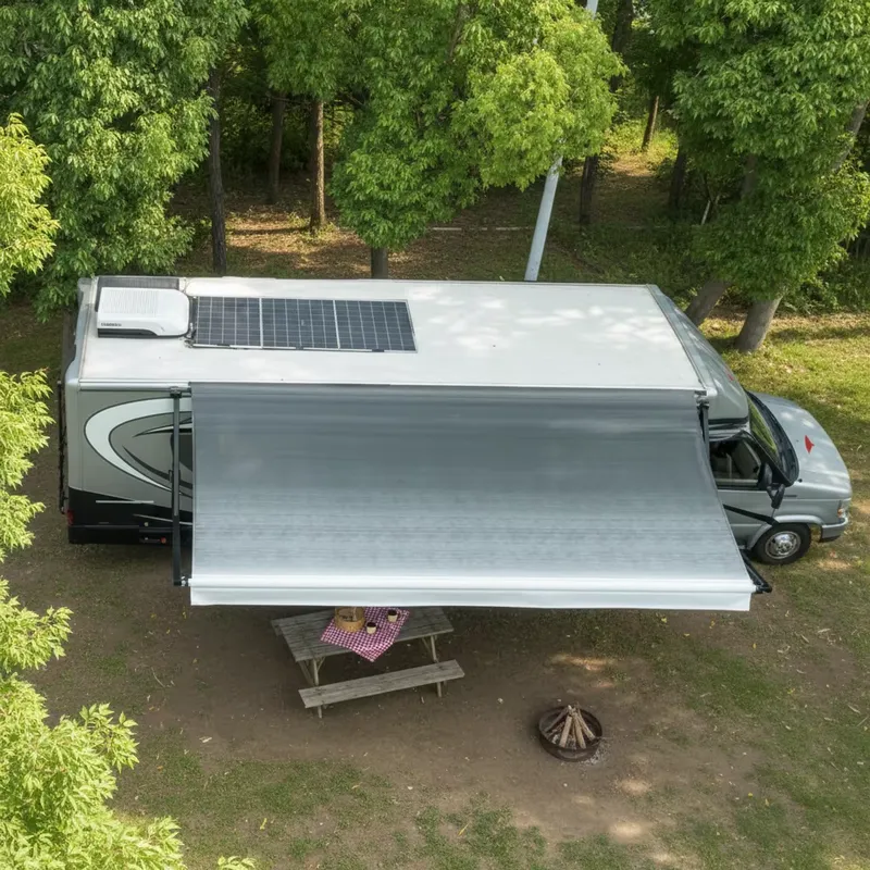 Electrical - Uitrolbare elektrische luifel voor Awnlux W5700
