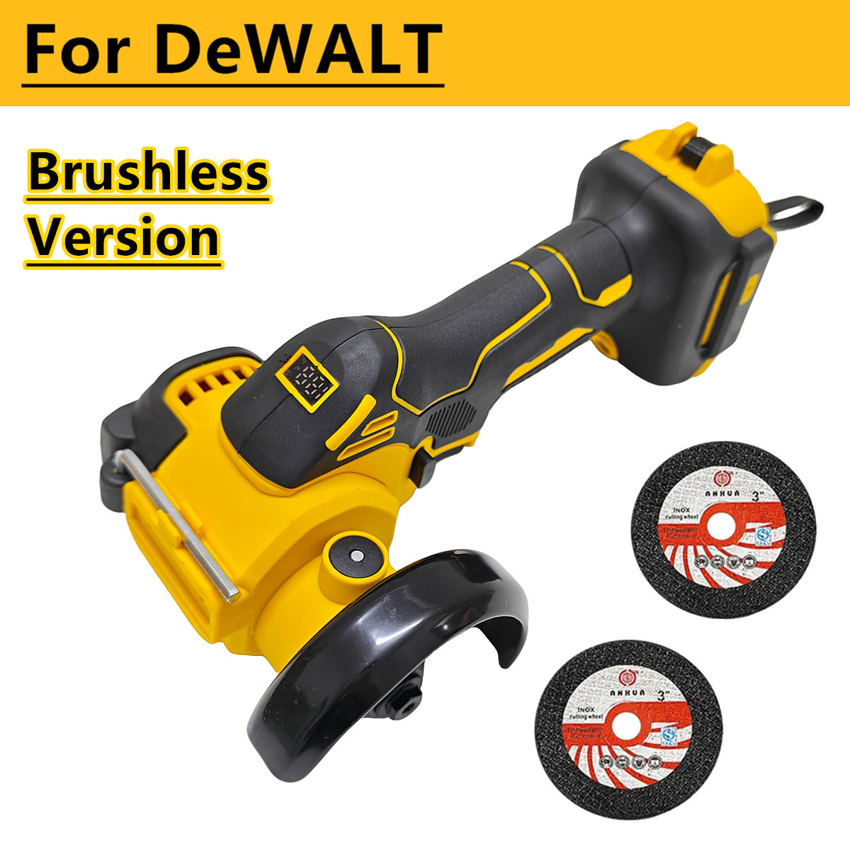 Brushless Angle Grinder Battery Powered - Borstelloze haakse slijper 3 inch CUT