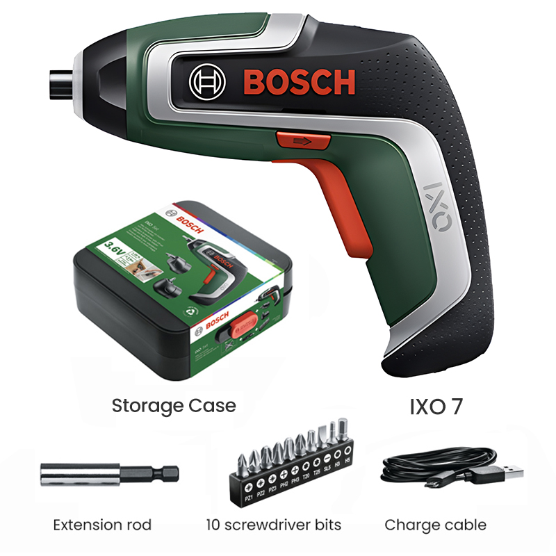 Electric Screwdriver Rechargeable Usb - Bosch IXO 7 draadloze schroevendraaier, 3,6V