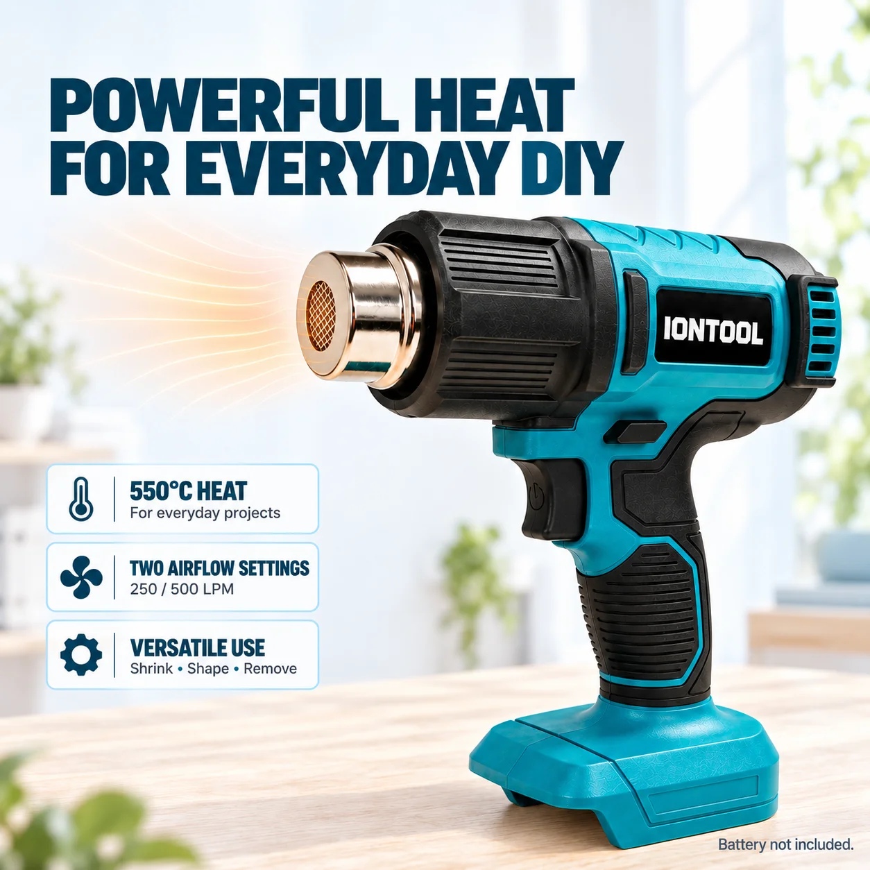 IONTOOL Duurzame Draadloze Het - Cordless Heat Gun For Shrink Tubing recensie en prijs