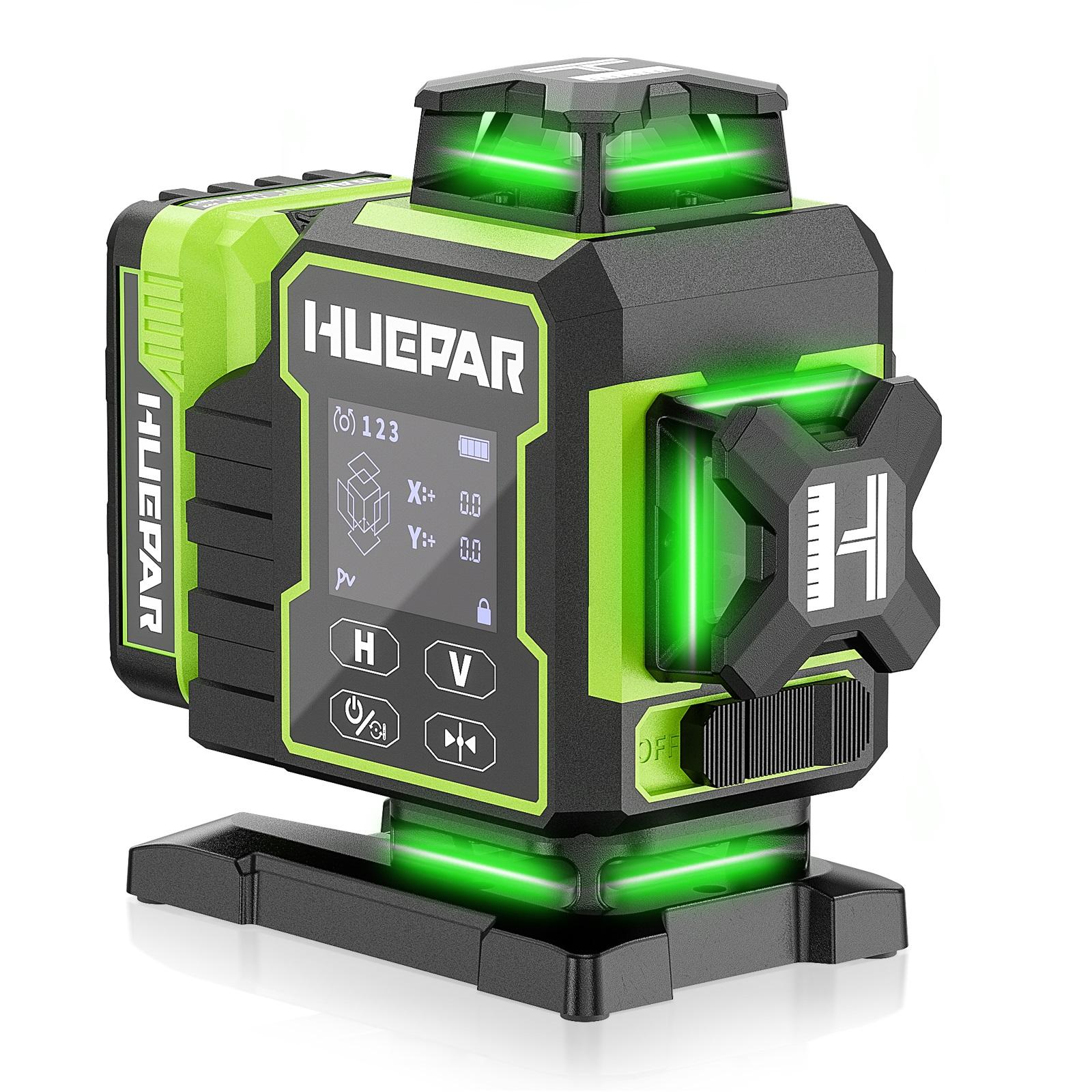 2026 Huepar W04CG Groene Laser - Laser Level 16 Lines 4D Green recensie en prijs