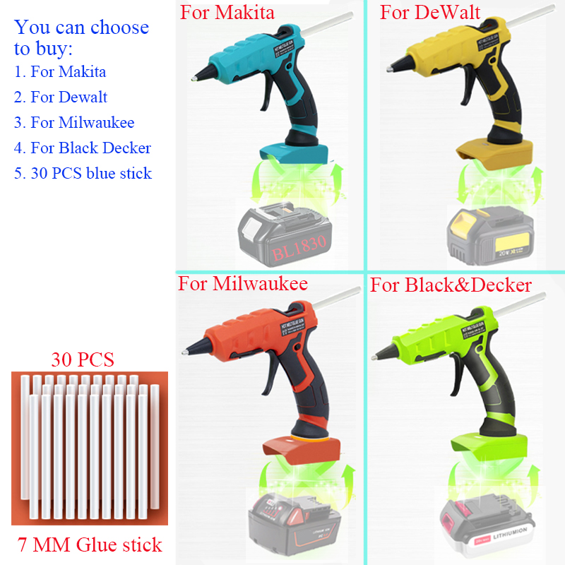 50W Draadloze Hot Lijmpistool  - Hot Melt Glue Gun Cordless recensie en prijs