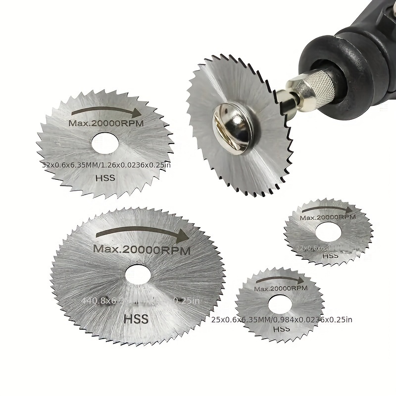6-delige mini-cirkelzaagbladen - Cordless Rotary Tool Kit Accessories recensie en prijs