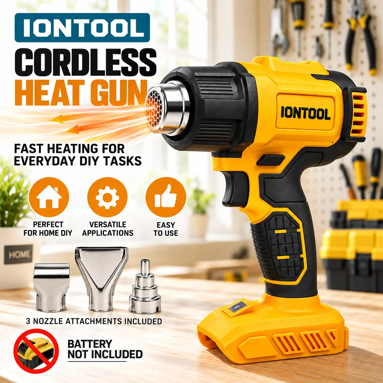 IONTOOL draadloze warmtepistoo - Cordless Heat Gun For Shrink Tubing recensie en prijs