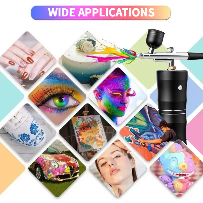 Zuurstof Spray Mini Luchtcompr - Airbrush Kit With Mini Compressor recensie en prijs